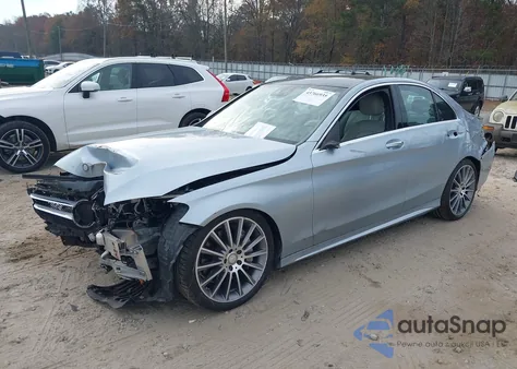 2016 Mercedes-Benz C 300 Sport from USA, damaged, VIN 55SWF4JB2GU119257